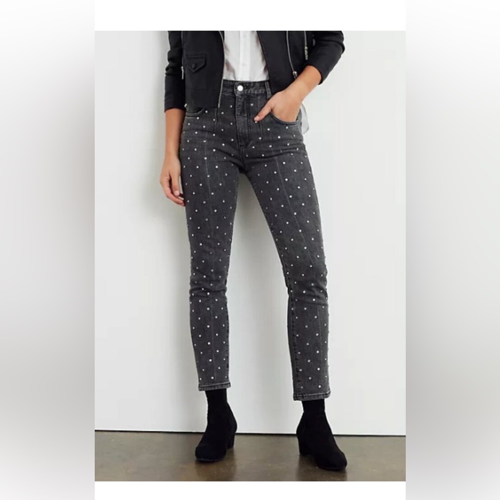 Anthropologie Pilcro Rhinestone Jeans size 27P - new w/out tags